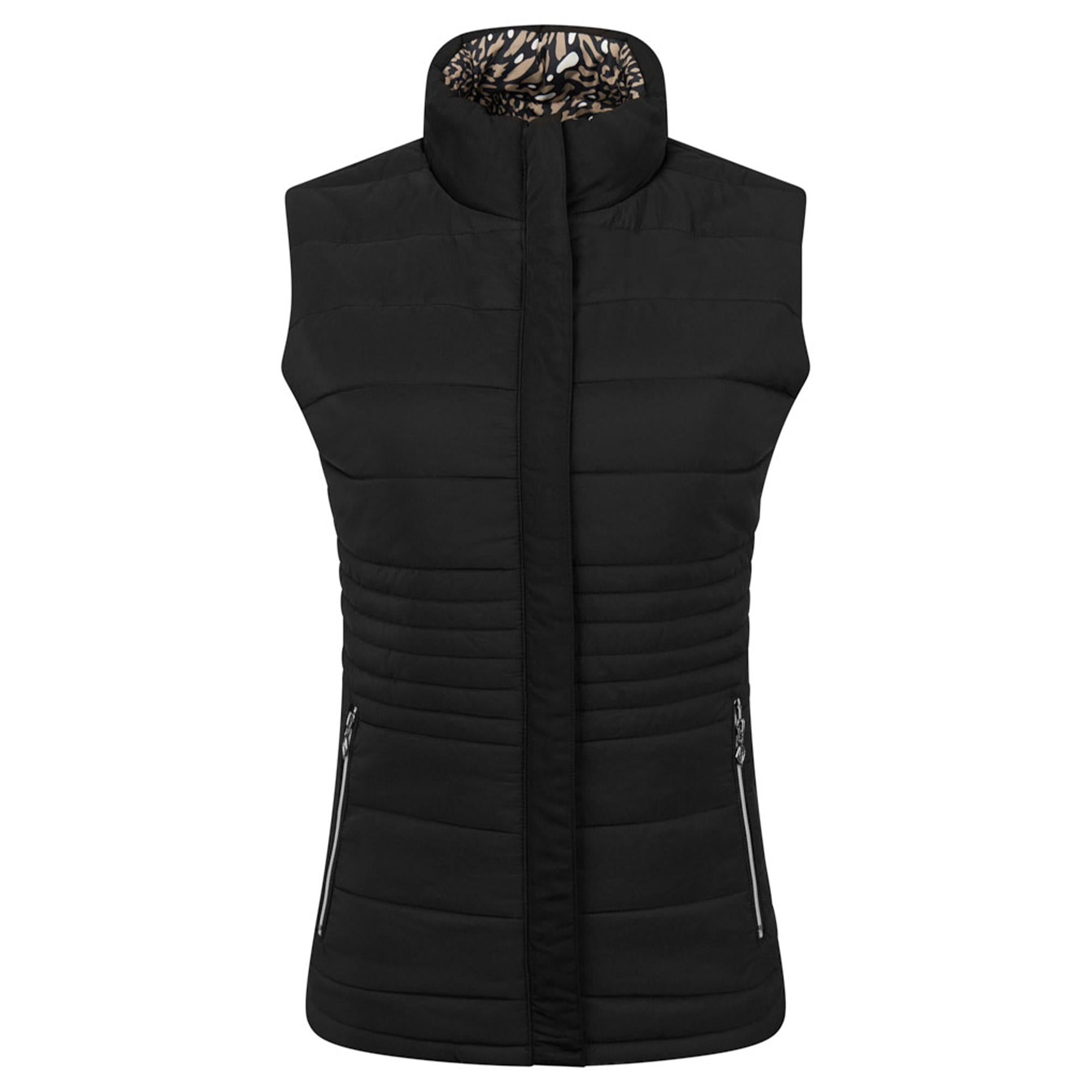 Pure Golf Eve Reversible Ladies Golf Gilet Wild Truffle